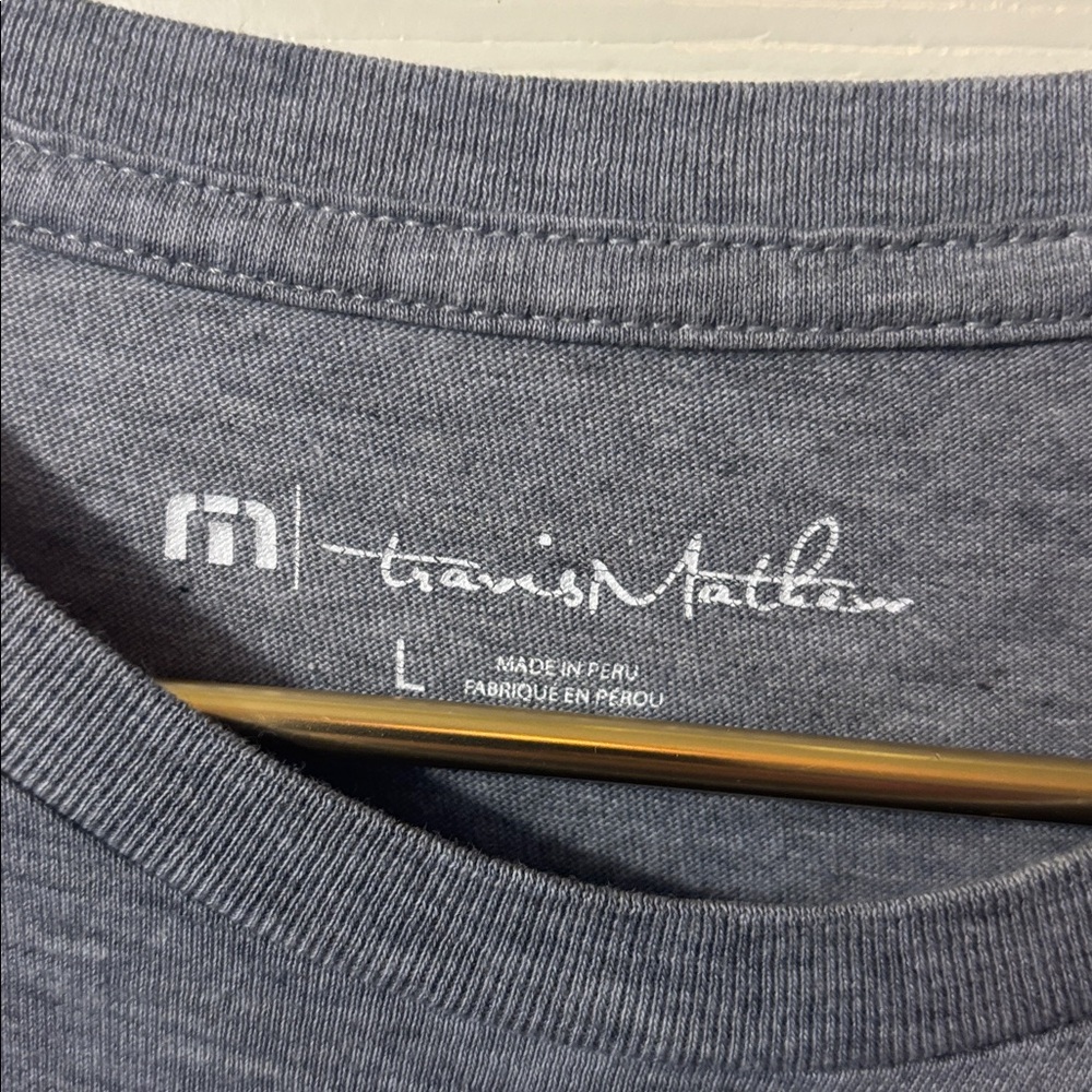 Travis Mathew Charcoal Short Sleeve Tee - Picture 3 of 5